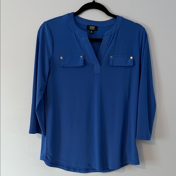 Jones New York Royal Blue Blouse - Picture 1 of 3